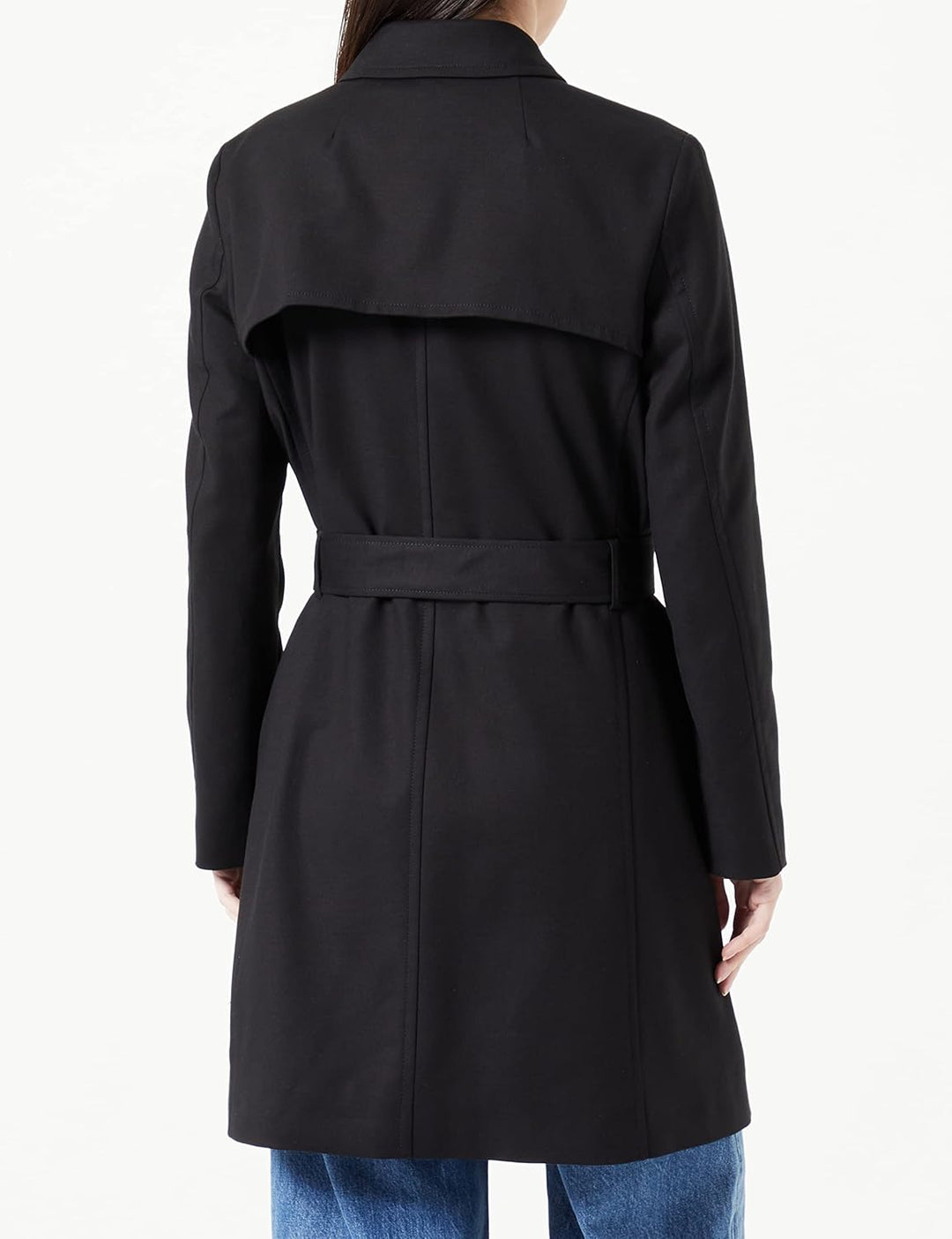 HUGO Damen Trenchcoat 38 Black1, 38 Black1