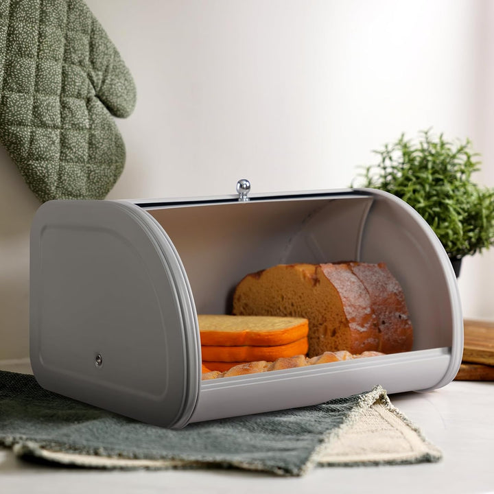 HollyHOME Brotkasten Brotaufbewahrungsbox, Metall-Brotkästen für die Küche, Brotaufbewahrungsbehälte