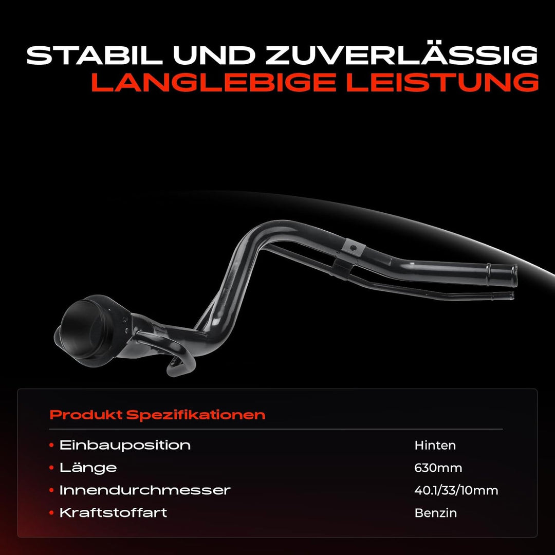 Frankberg Kraftstoffeinfüllrohr Einfüllstutzen Benzin Kompatibel mit Swift III MZ, EZ 1.2L-1.6L 2005