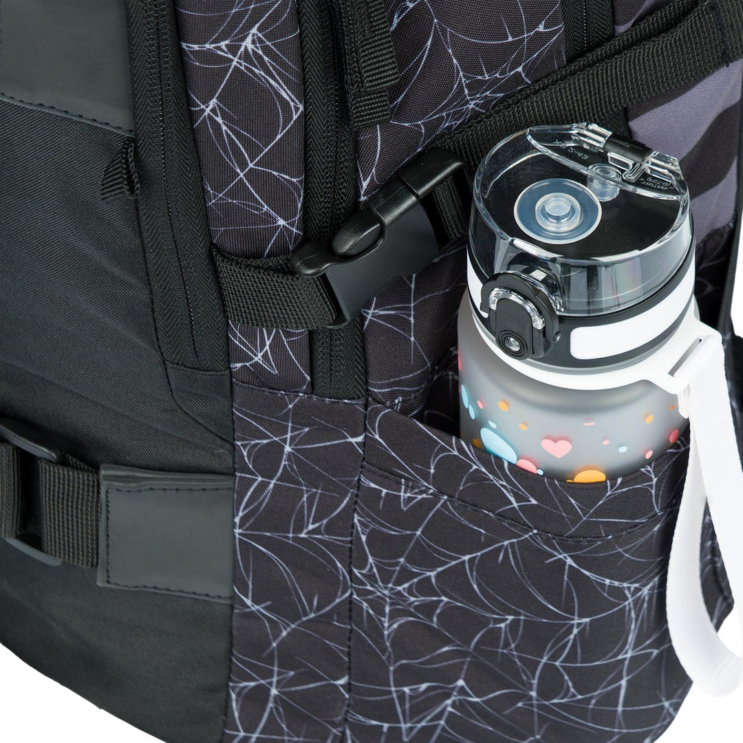 Baagl Schulrucksack für Jungen Mädchen Teenager - Skateboard Rucksack - Kinderrucksack mit Laptopfac