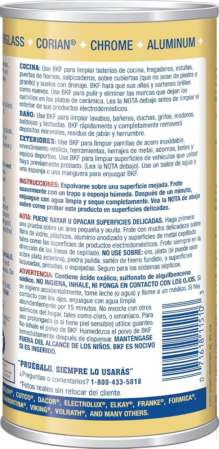 BARKEEPER Friend Cleanser, 12 oz (340 g)