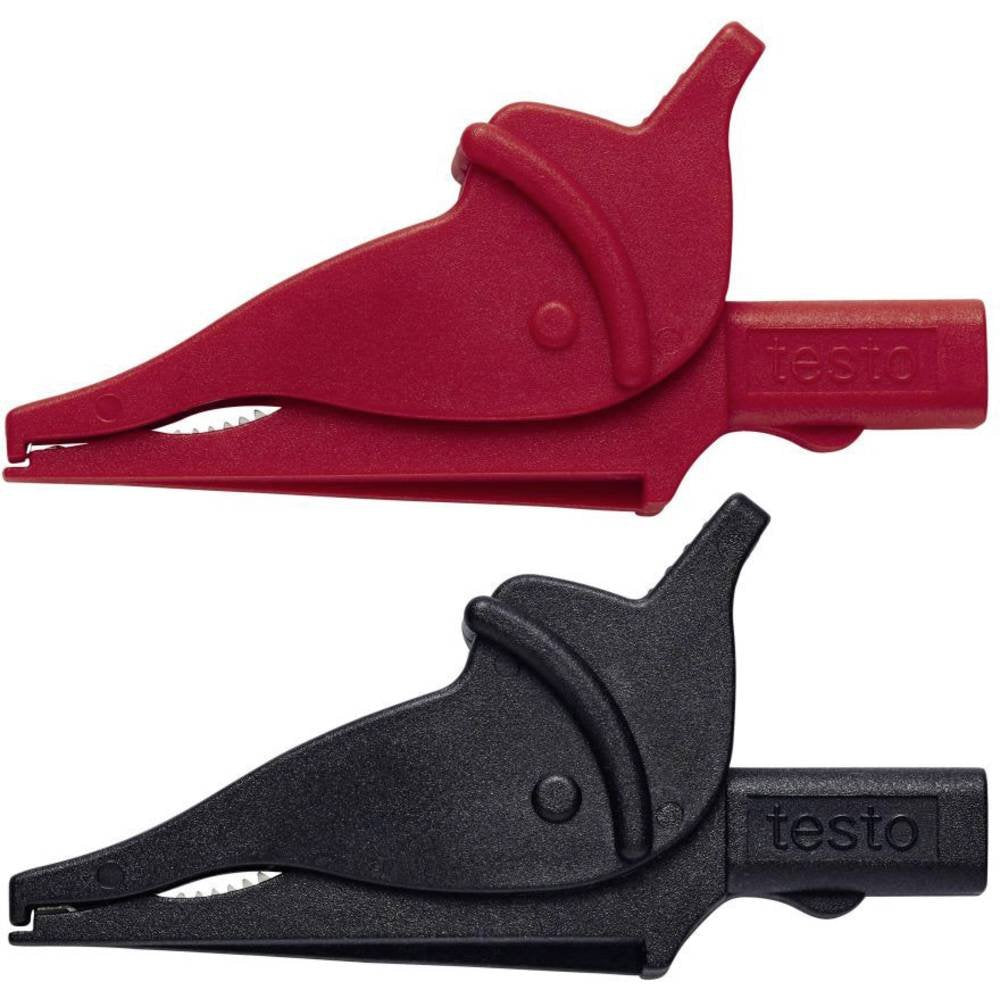 testo - 0590 0008 - Sicherheits-Krokodilklemmen - 1 Satz