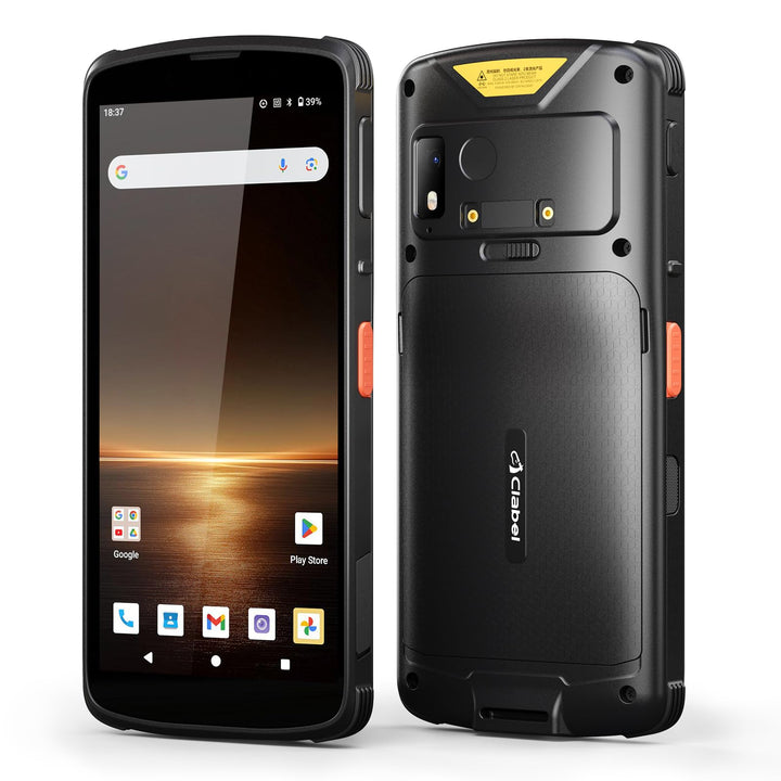 CLABEL M93 Android 14 MDE Gerät, Qualcomm 8-Kern Industrie PDA mit WiFi 6 &amp; 5G FEM, IP67 Wasserdicht