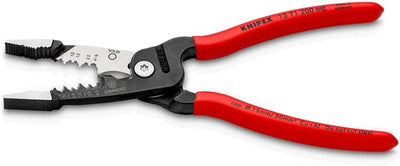 KNIPEX 13 71 200 ME Multifunktions-Elektrikerzange metrisches Modell mit Kunststoff überzogen schwar