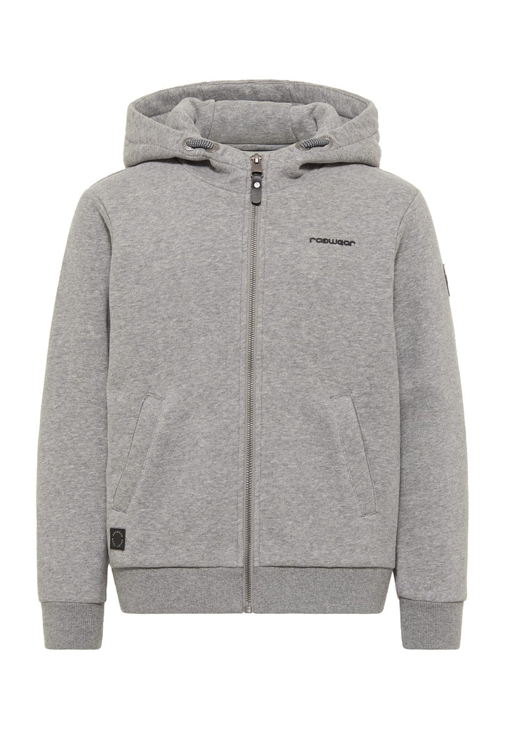 Ragwear Honza Zip Jungen Sweatjacke Sweatshirt mit Kapuze und Reissverschluss Übergangsjacke Sweater