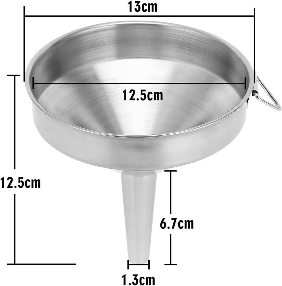 Trichter Edelstahl Ø 13cm Grosser Verdickter Küchentrichter Edelstahltrichter Flaschentrichter für d