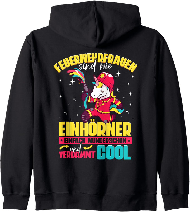 Feuerwehrfrauen Feuerwehrfrau Kapuzenjacke