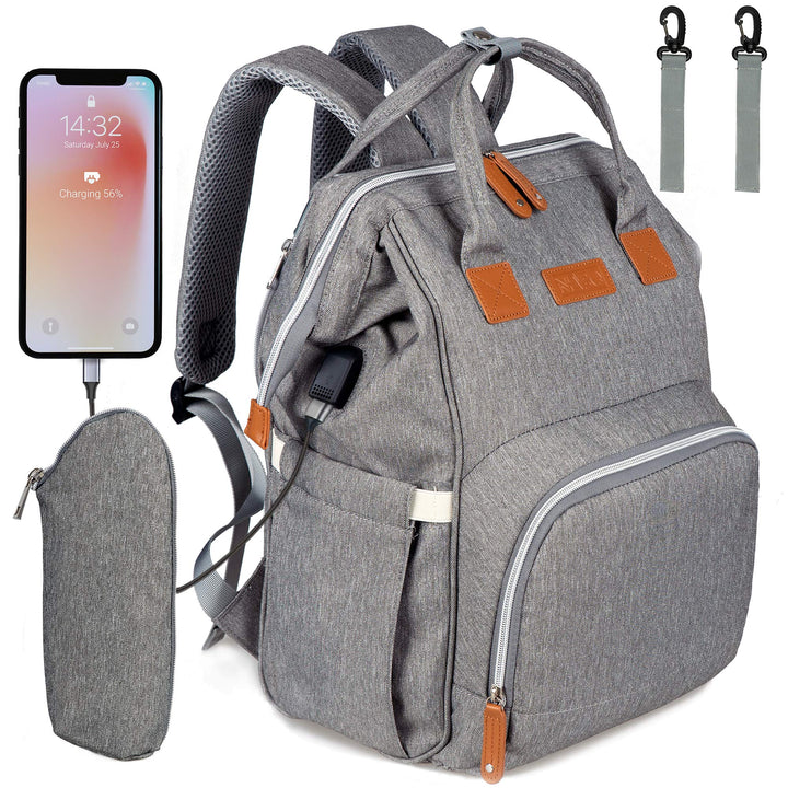 NEVEQ Baby Wickelrucksack, Babytasche für Reise, Wickeltasche Grosse Kapazität, Multifach Reise Ruck