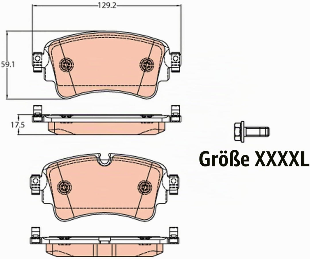 TRW GDB2132 Bremsbeläge