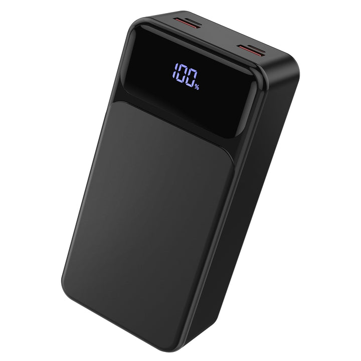 50000mAh Powerbank 22.5W Schnellladung Tragbare Power Bank USB-C mit 4 Ausgängen &amp; 2 Eingängen LED-D