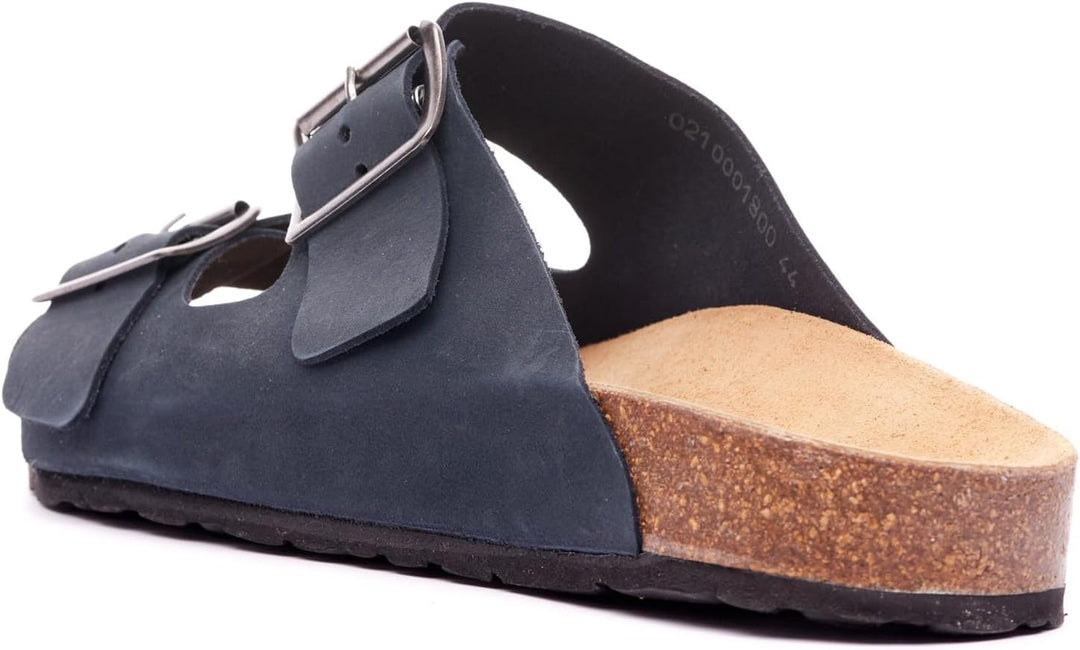 Nordan Bequeme Herren Sandalen aus echtem Leder. Sandalen Herren mit anatomisch geformtem Fussbett 4