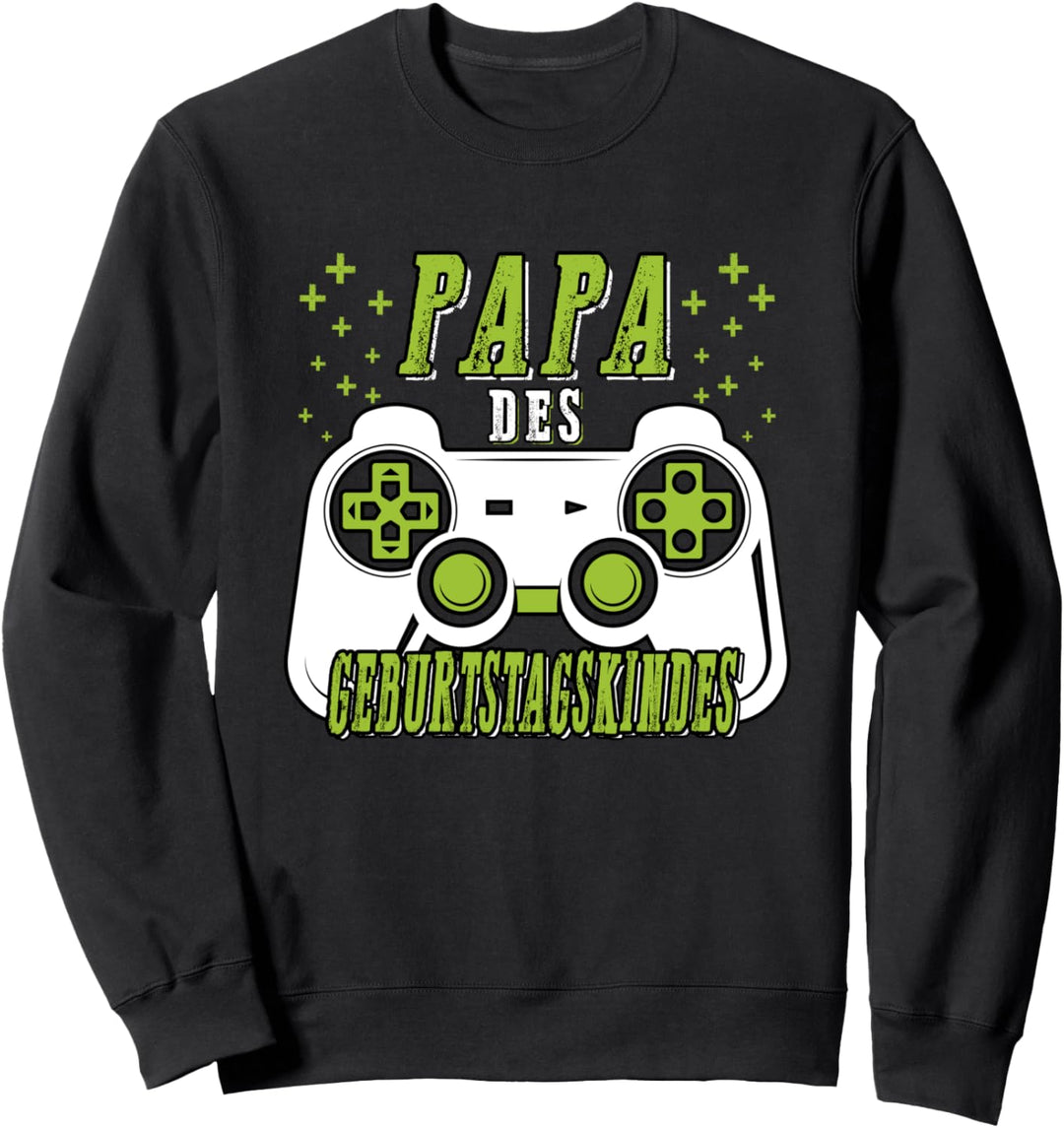 Papa Des Geburtstagskindes Videospiele Spieler Vater Sweatshirt