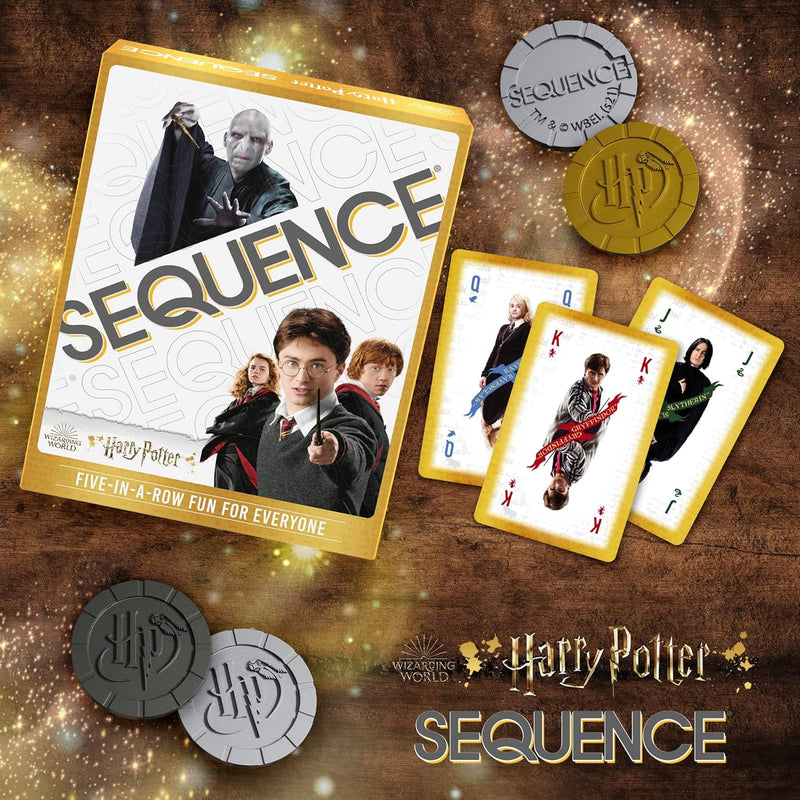 Sequence Harry Potter - Ein Brettspiel Für Kinder und Erwachsene Ab 7 Jahren - Strategisches Kartens