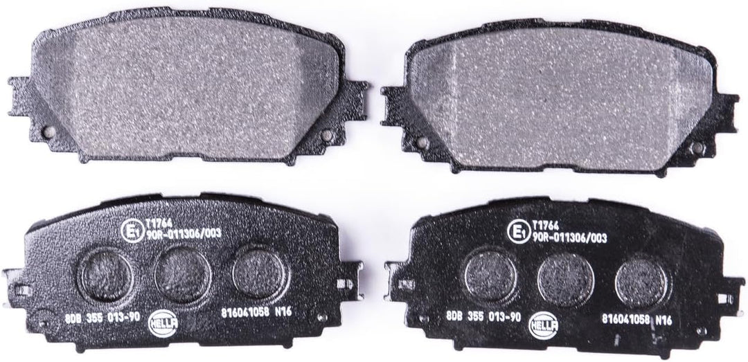 HELLA PAGID 8DB 355 013-901 Bremsbelagsatz - T1764 - Dicke/Stärke: 17.6mm - Bremssystem: Advics - ni