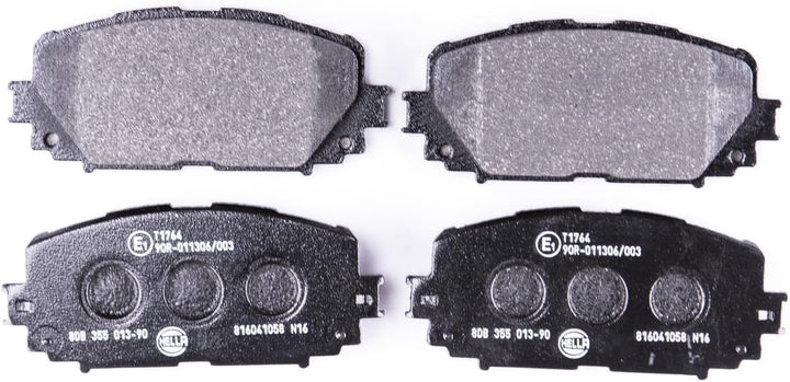 HELLA PAGID 8DB 355 013-901 Bremsbelagsatz - T1764 - Dicke/Stärke: 17.6mm - Bremssystem: Advics - ni