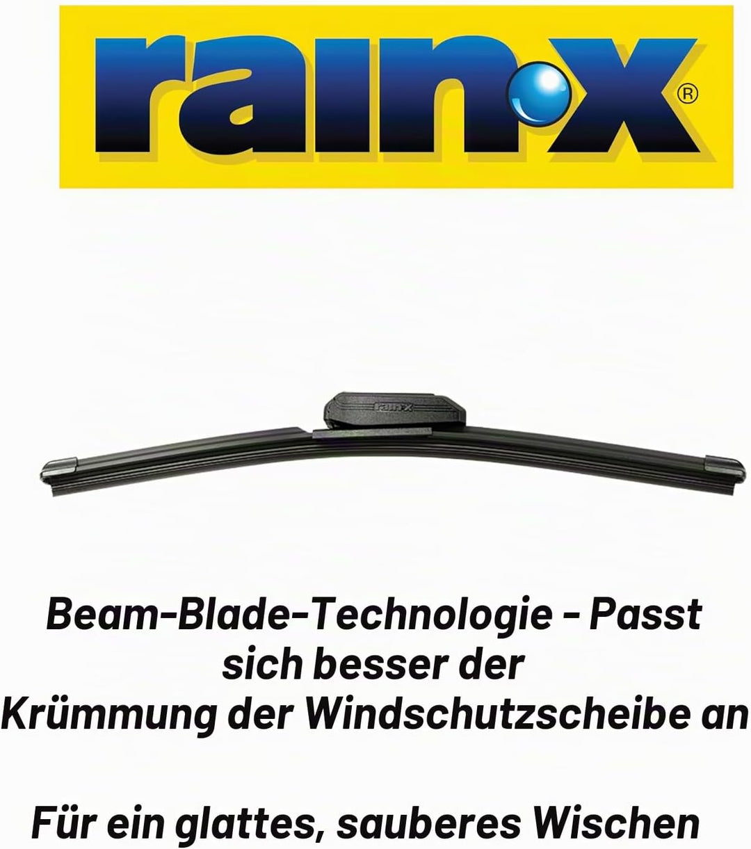 Rain-X 5079273-2 2-in-1 Latitude Wasserabweisendes Wischerblatt 15 Zoll, 1 Packung 15\ Kombination,
