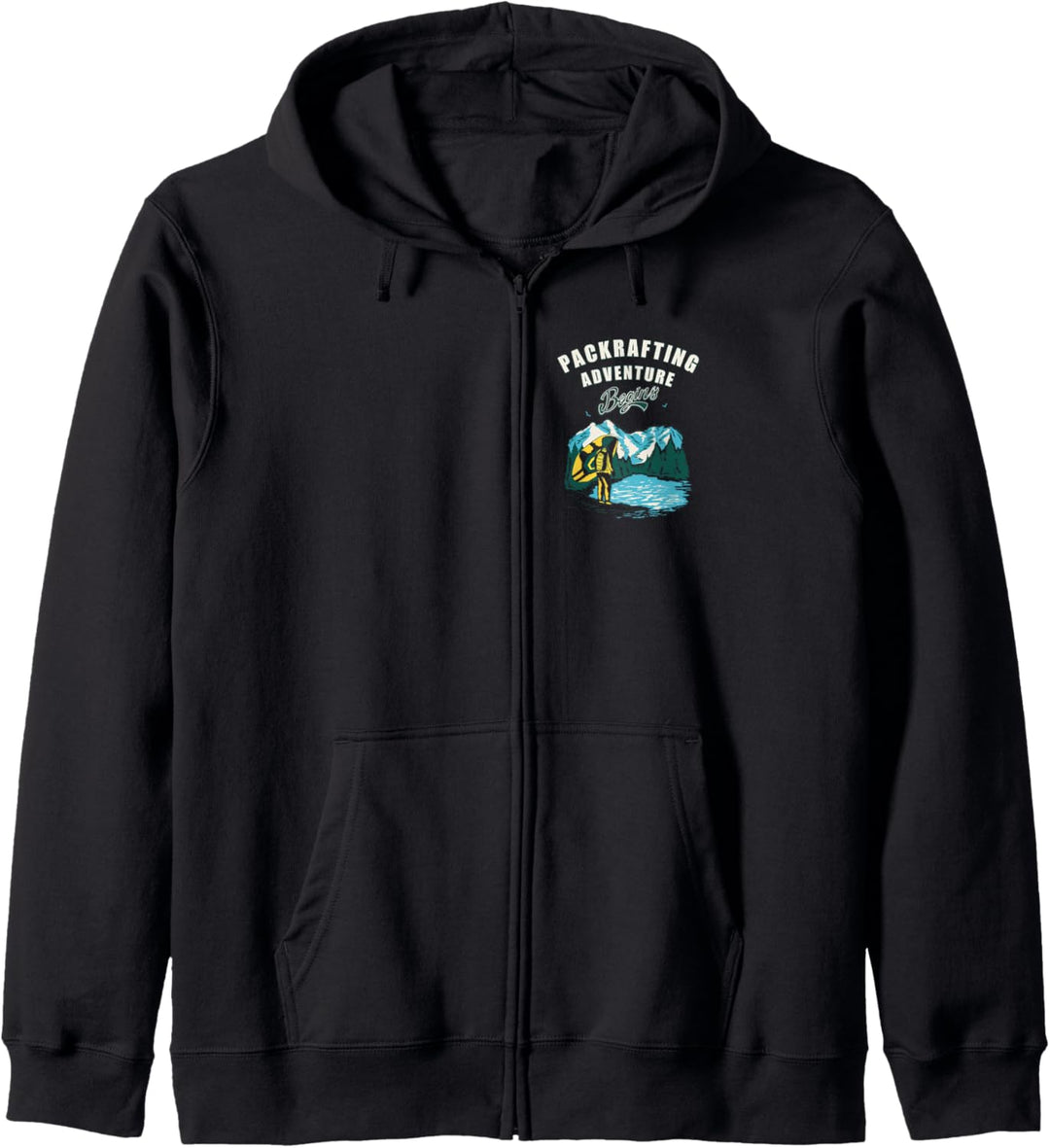 Packraft-Kajak Packraft-rafting Paddel-Rafting Packrafting Kapuzenjacke
