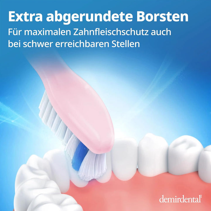 8er demirdental Ersatzbürsten passend für Philips Sonicare, Extra Soft Aufsätze & Aufsteckbürsten, e