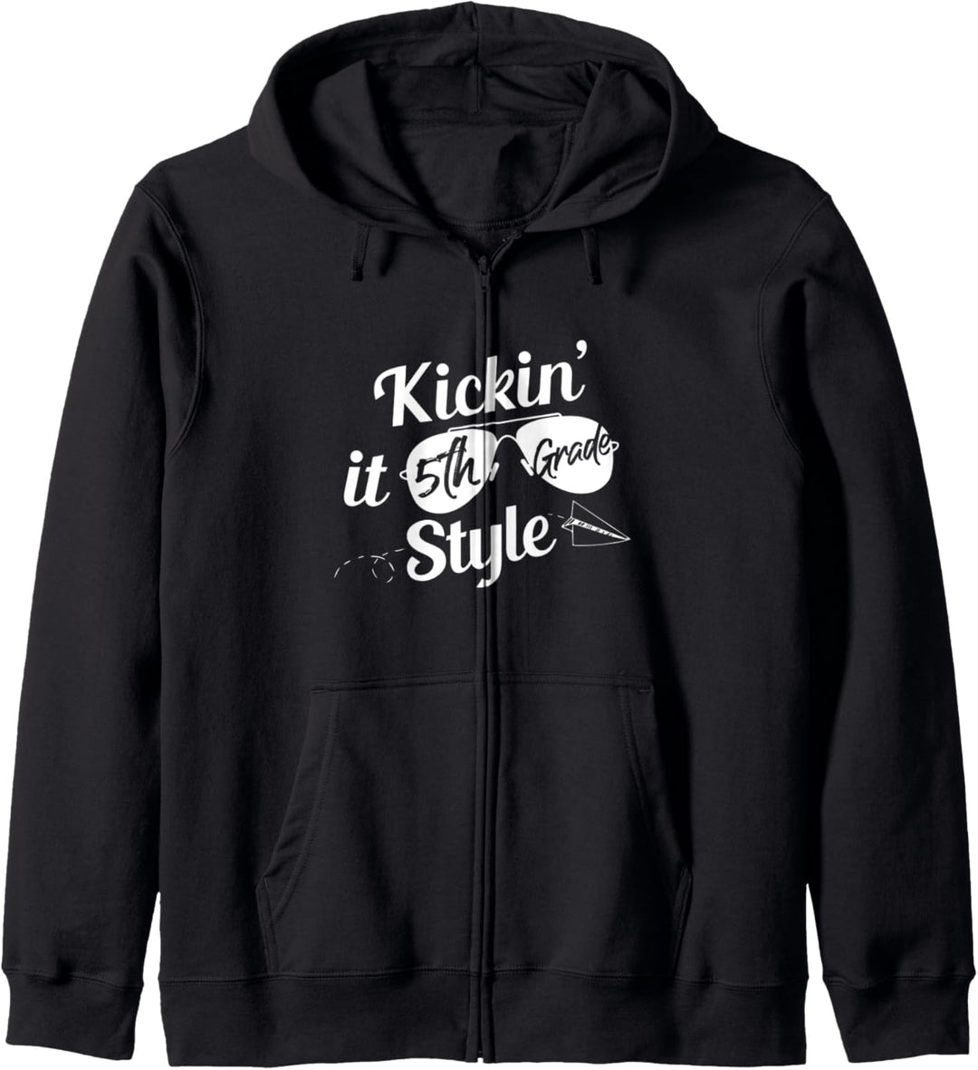 Kickin It 5th Grade Style - Elementary Teachers Student Gift Kapuzenjacke