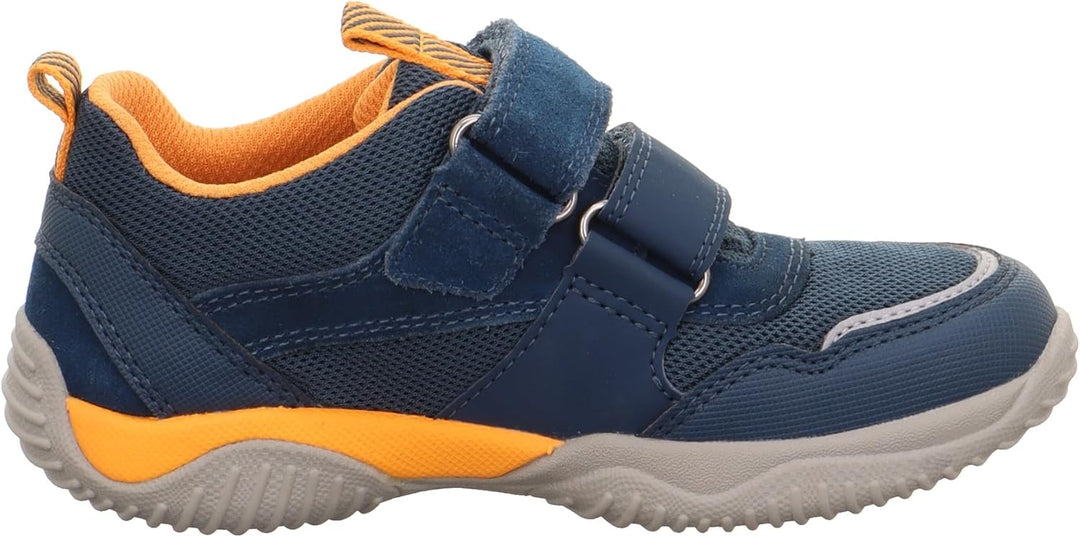 Superfit Storm Sneaker 1-606382 Mädchen 25 EU Blau Orange 8030, 25 EU Blau Orange 8030