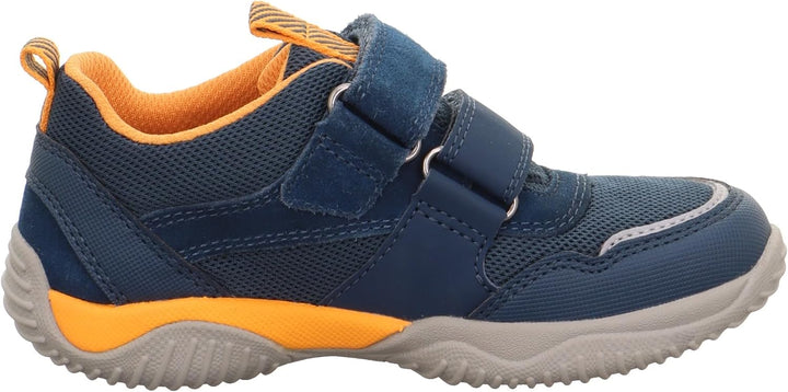 Superfit Storm Sneaker 1-606382 Mädchen 25 EU Blau Orange 8030, 25 EU Blau Orange 8030