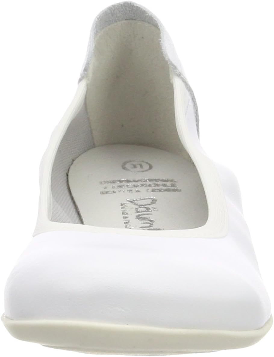Däumling Mädchen Hadia Ballerinas 34 EU Schmal Weiss Odissea Weiss 71, 34 EU Schmal Weiss Odissea We