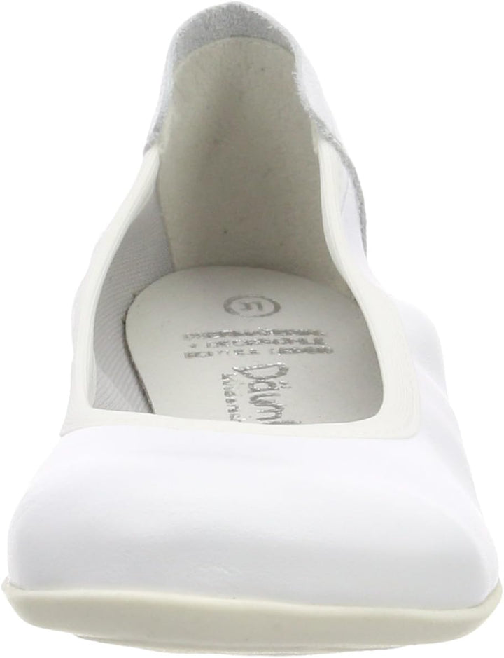 Däumling Mädchen Hadia Ballerinas 34 EU Schmal Weiss Odissea Weiss 71, 34 EU Schmal Weiss Odissea We