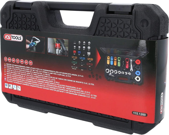 KS Tools 115.1260 Leitungsverbinder-Entrieglungs-Satz, 22-tlg.