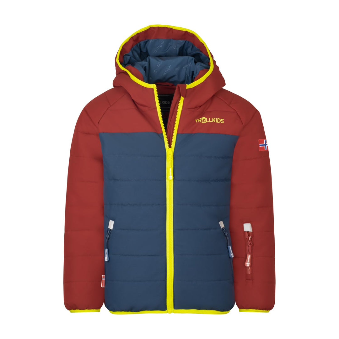 Trollkids Kids Hafjell Snow Jacket PRO Carmin Red 104, Carmin Red 104