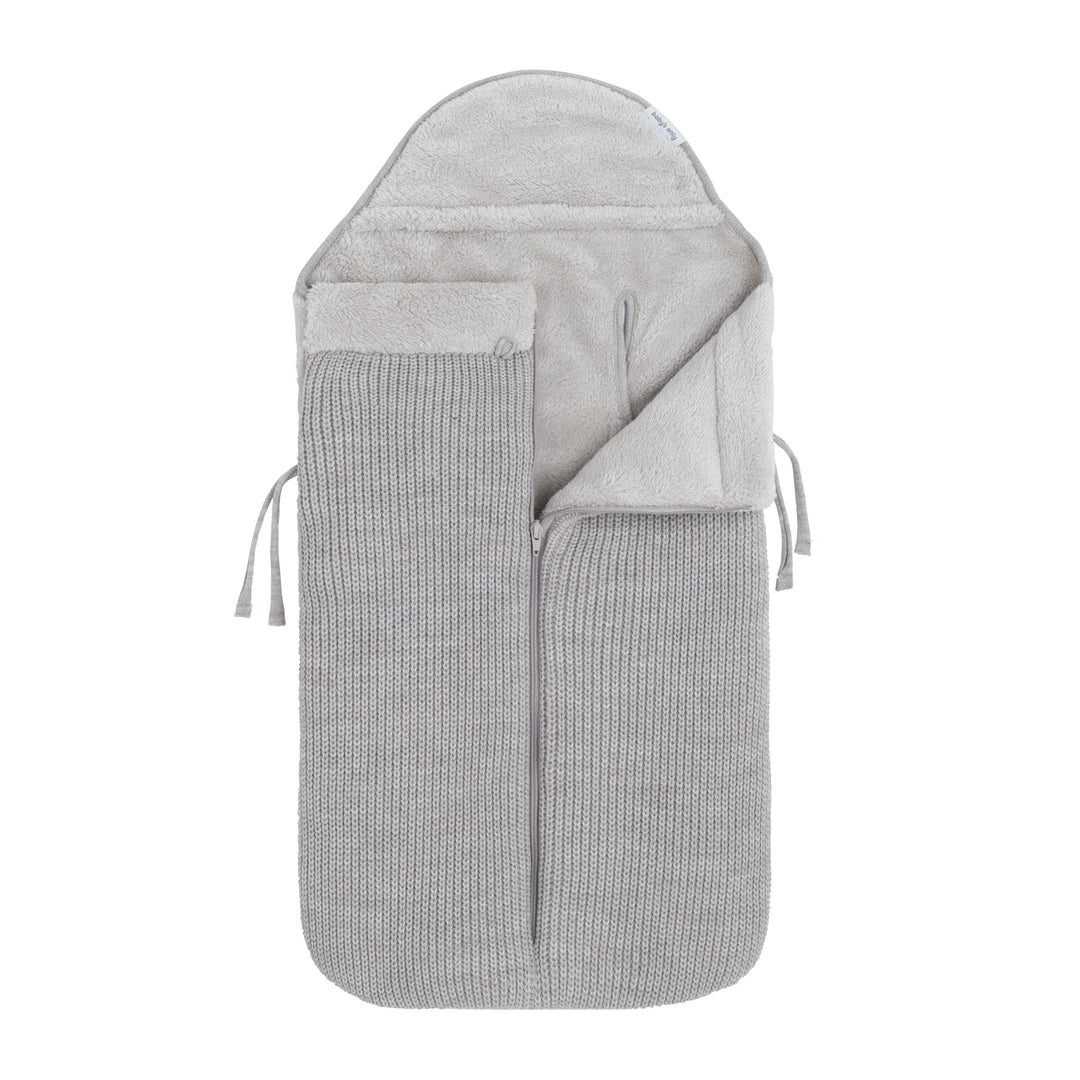 BO Baby's Only - Gestrickte Fusssack Buggy Hope - Gefütterte Fusssack Kinderwagen - 98x52 cm - für J