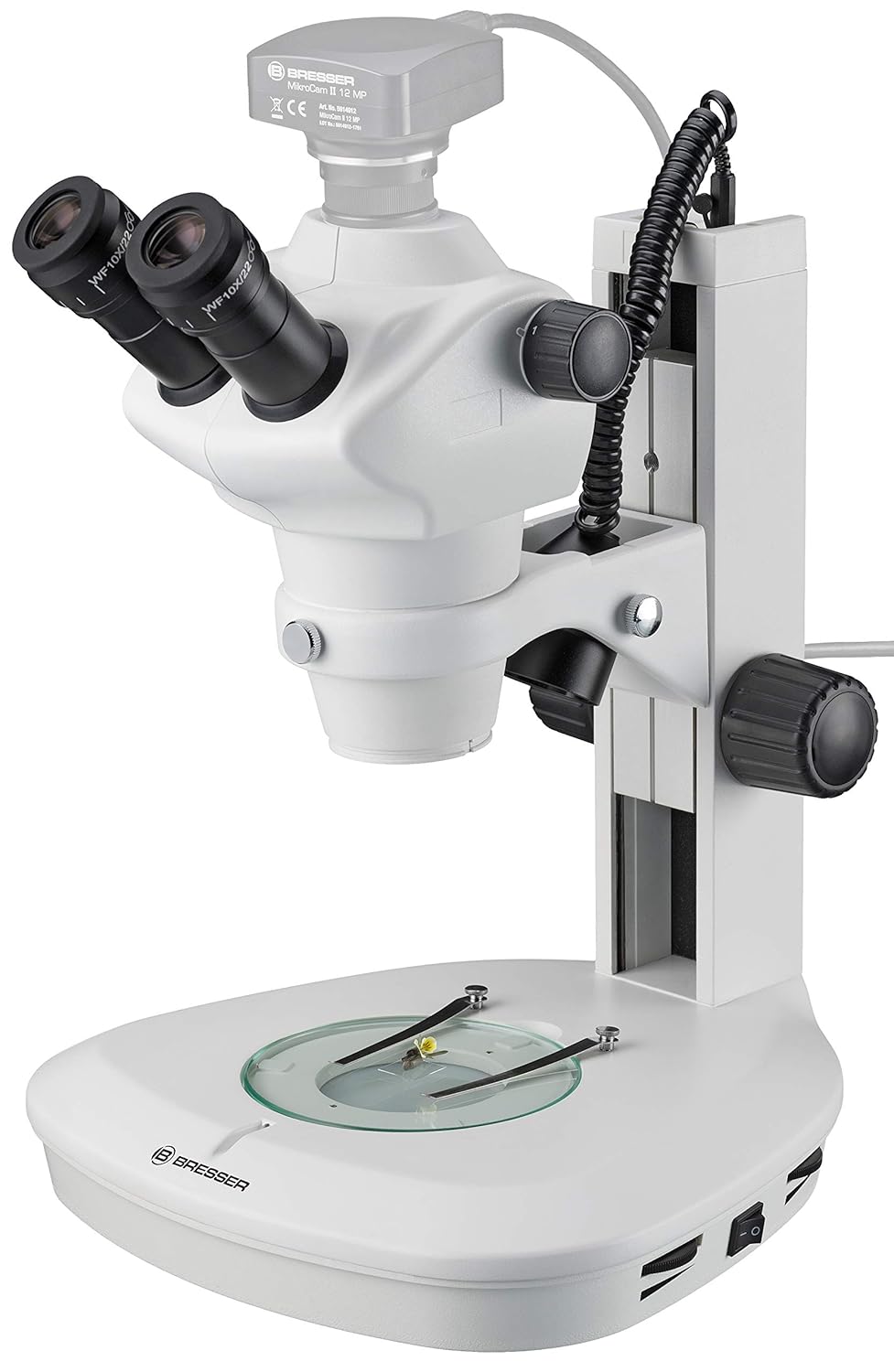 Bresser professionelles Auflicht- Durchlicht Stereo Mikroskop Science ETD-201 8-50x Vergrösserung, m