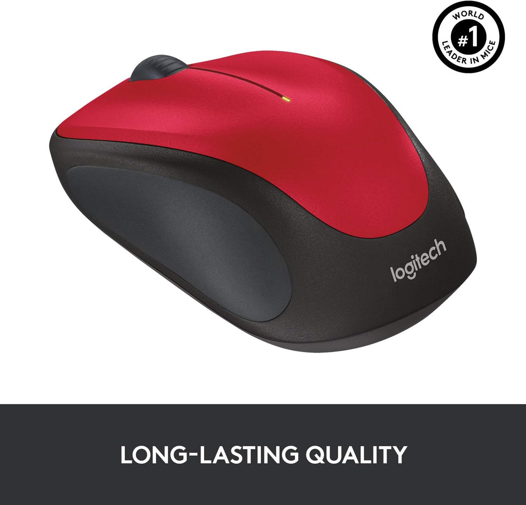 Logitech M235 Kabellose Maus, 2,4 GHz mit USB-Empfänger, 1000 DPI Optical Tracking, 12 Monatige Batt
