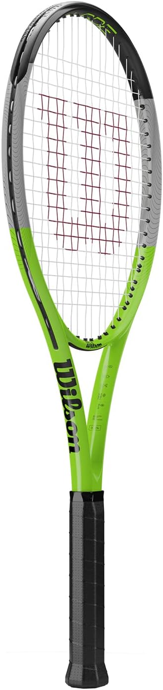 Wilson Tennisschläger Blade Feel RXT 105, Aluminium, Grifflastige Balance, 305 g, 69,9 cm Länge Grif