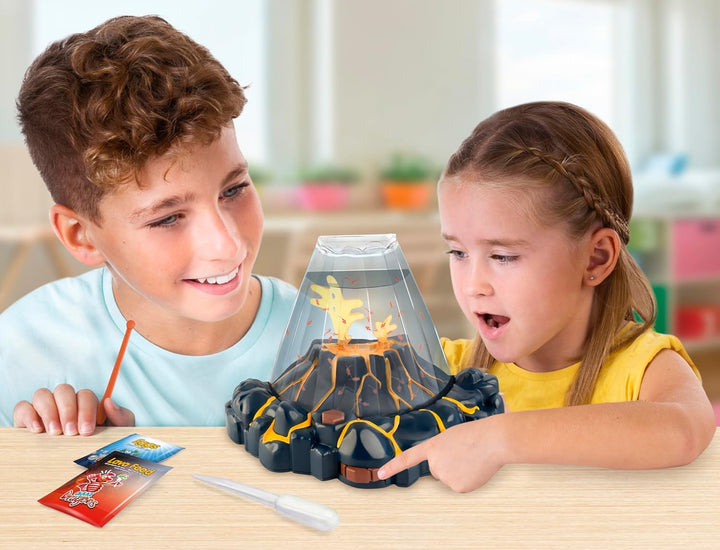 Aqua Dragon Volcanic Tank, rote LED-Lichtbasis, STEM-Lernspielzeug-Set, Eier für Wassertiere ausbrüt