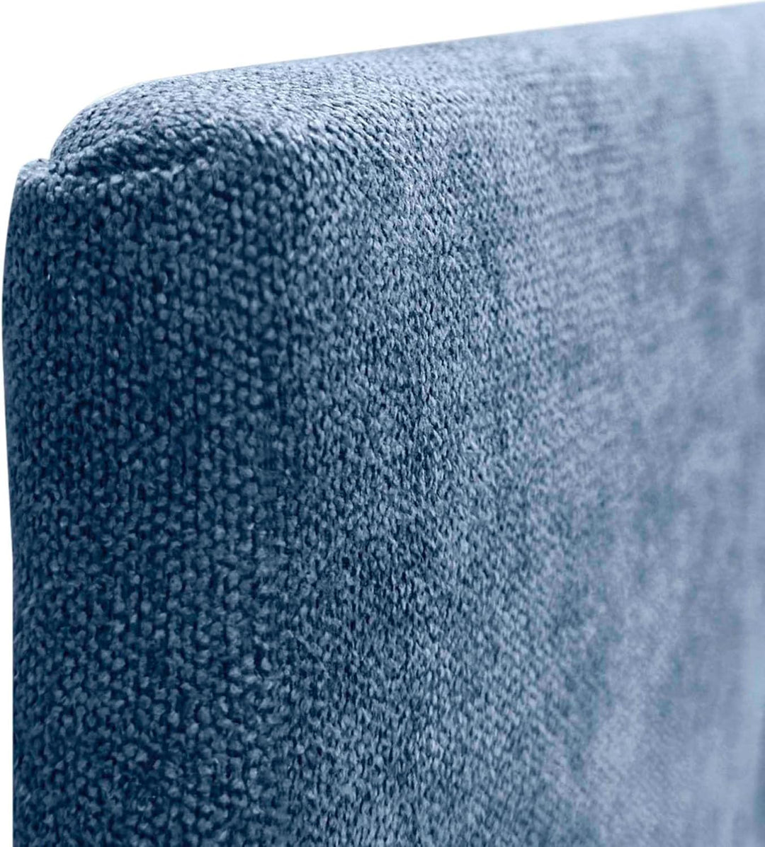 DHOME Kopfteil aus Kunstleder oder Stoff AQUALINE Glattes gepolstertes Kopfteil Luxusbett Kopfteil (