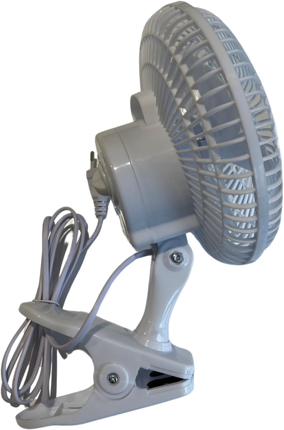 Ventilator mit Klammer und Clip, 15 cm (15 W), 2 Geschwindigkeitsstufen, inklusive Basis zur Verwend