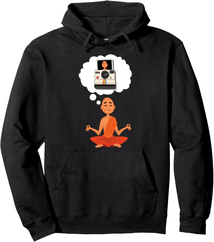 Kamera Gedanken Foto Meditation Yoga Zen Buddha Geschenk Pullover Hoodie