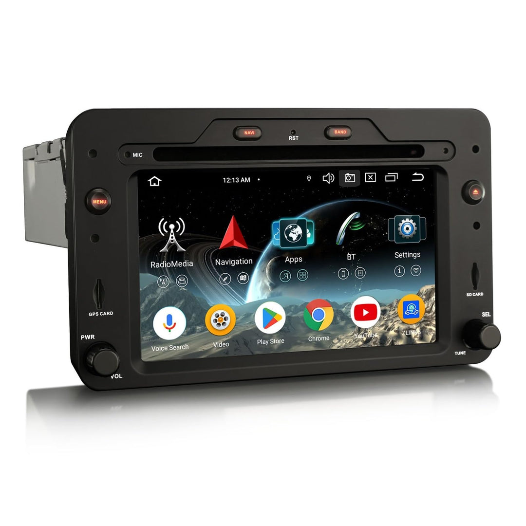 Android 14 DAB+ Autoradio Für Alfa Romeo 159 Sportwagon Brera Spider Acht-Kern 4GB+64GB mit GPS Navi