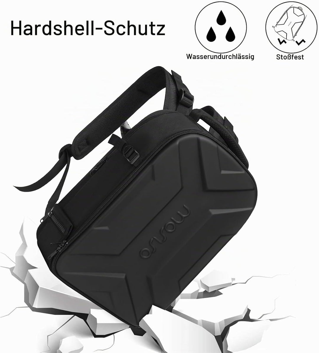 MOSISO Kamera Rucksack, DSLR/SLR/Spiegellos Photographie Kameratasche Wasserdicht Künstlerisch Geome