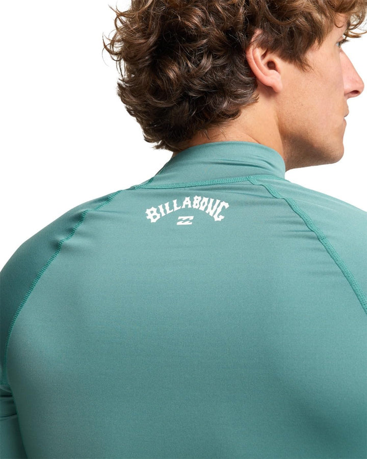 BILLABONG Herren Waves All Day Ls Rash-Guard-Shirt (1er Pack) S Sea Green, S Sea Green