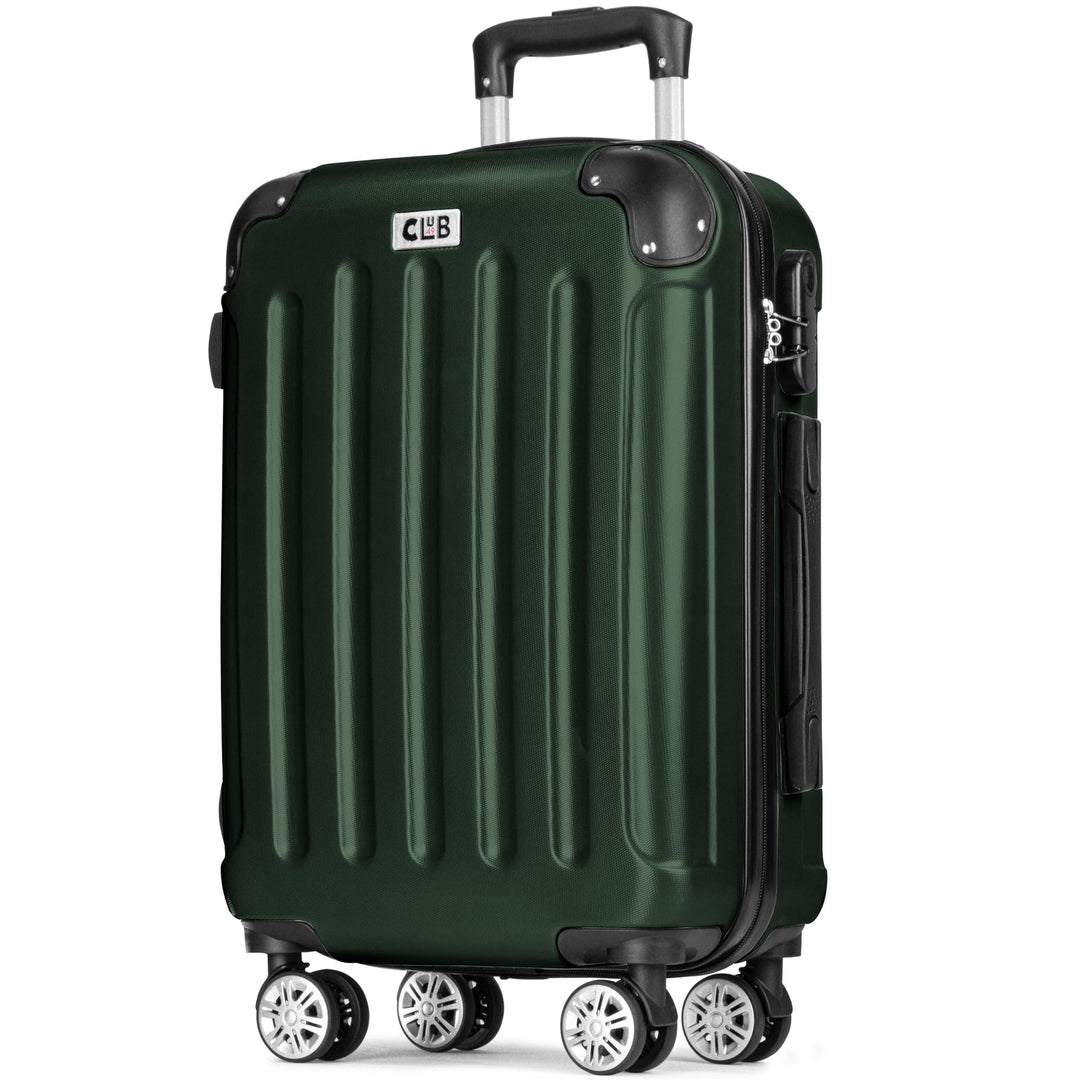 POSH Koffer mittelgross aus ABS - Leichter Hartschalen Trolley 65x45x25 cm - Reisekoffer 62L mit Zah