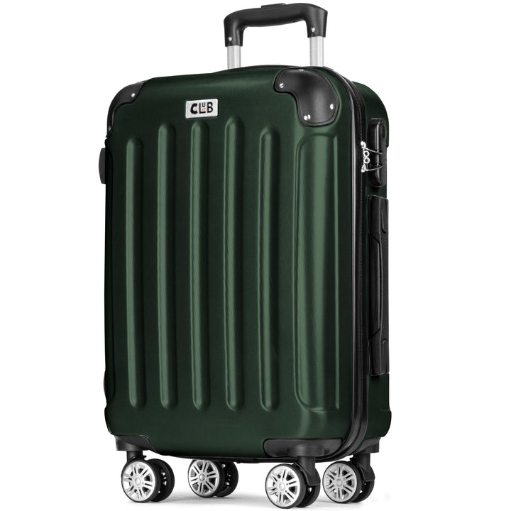 POSH Koffer mittelgross aus ABS - Leichter Hartschalen Trolley 65x45x25 cm - Reisekoffer 62L mit Zah