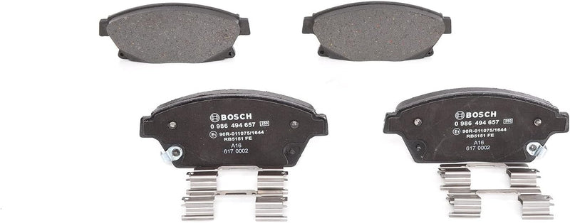 Bosch BP1356 Bremsbeläge - Vorderachse - ECE-R90 Zertifizierung - vier Bremsbeläge pro Set