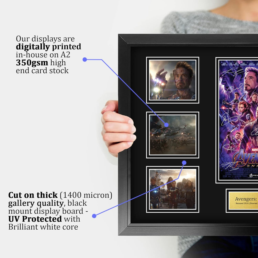 HWC Trading Avengers Endgame Robert Downey Jr Geschenke Geducktes Signiertes Autogramm Präsentations