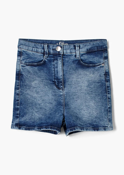 s.Oliver Junior Mädchen 401.10.104.26.180.2062336.Slim Jeans-Shorts, 53Z4, 134