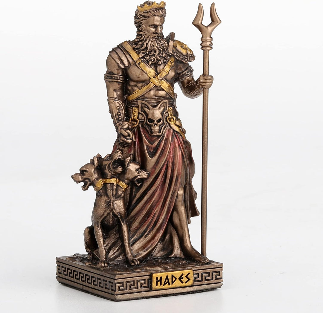 Veronese Design Griechische Götter Miniaturfigur (Hades, Bronze) Hades Bronze, Hades Bronze