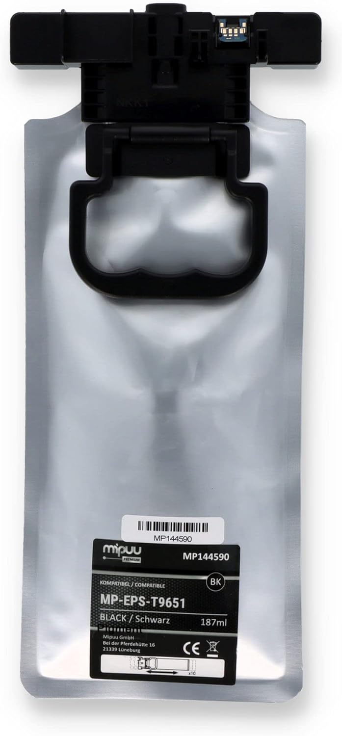 Mipuu Tinte kompatibel für Epson T9651 C13T965140 passend für Epson Workforce Pro WF M5295 M5295DW M