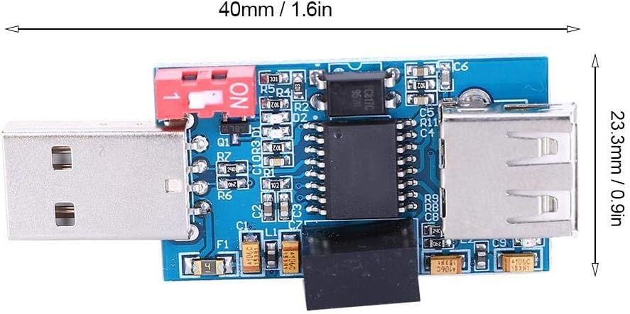 ADUM3160 USB Isolatormodul, USB-zu-USB Spannungsisolatormodul Unterstützung 1500V