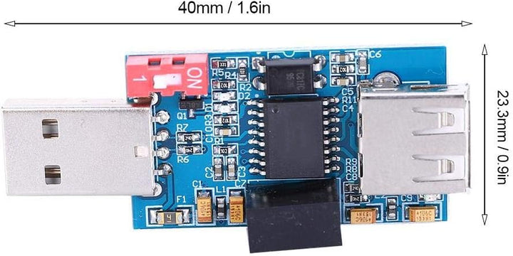 ADUM3160 USB Isolatormodul, USB-zu-USB Spannungsisolatormodul Unterstützung 1500V