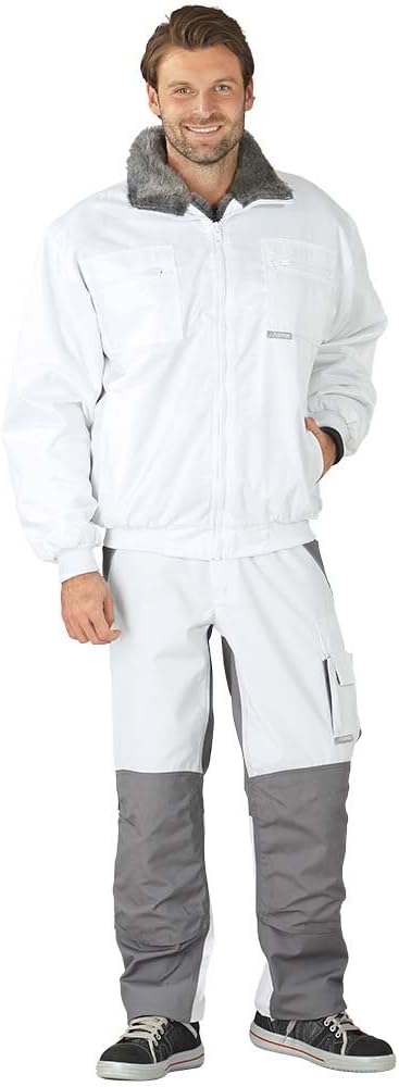 Planam Outdoor Winter Herren Gletscher Pilotenjacke weiss Modell 0330 Grösse L Weiss L, Weiss L